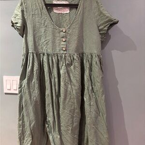 Vintage Green Mama Dress